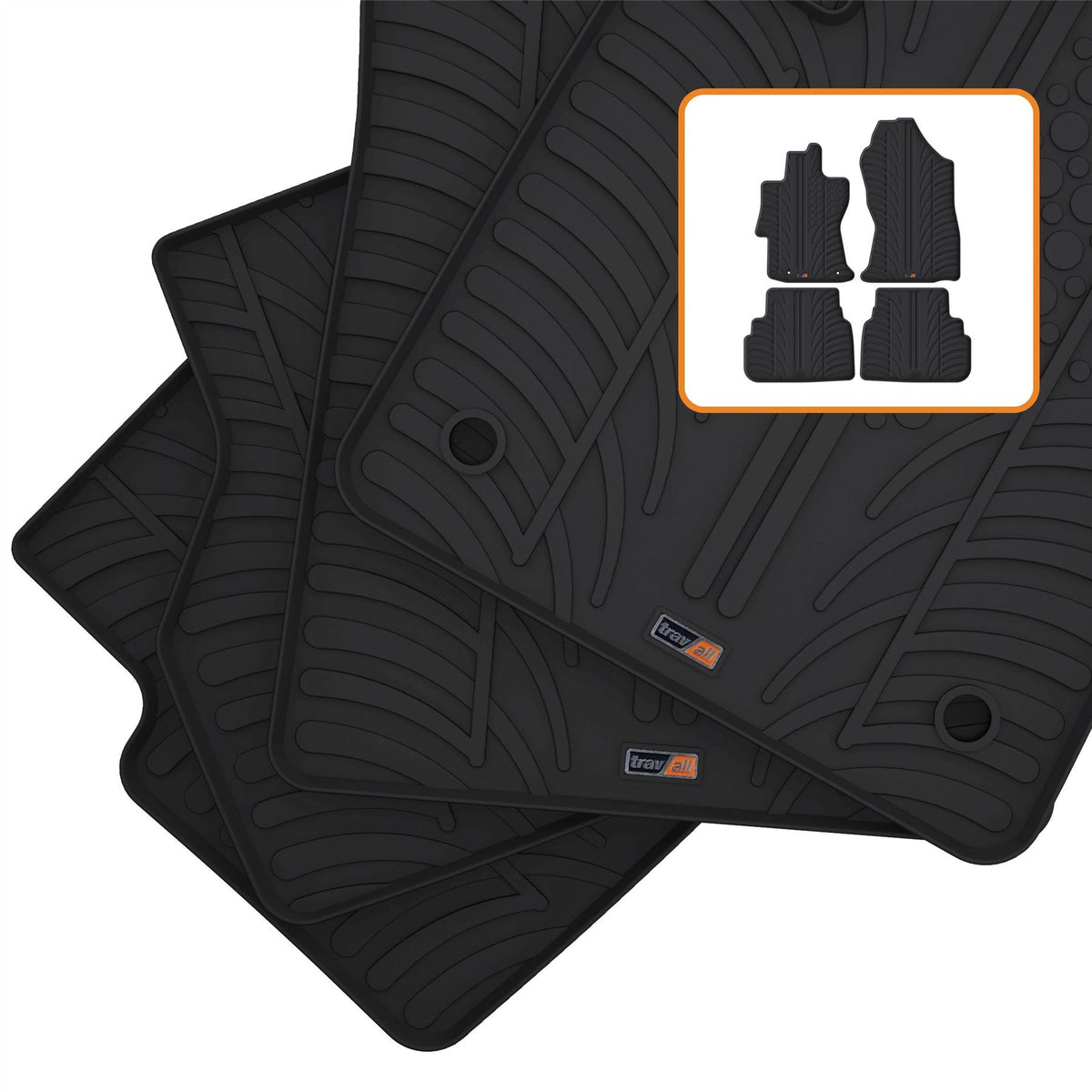 Subaru Crosstrek Rubber Car Mats (2017-2023)