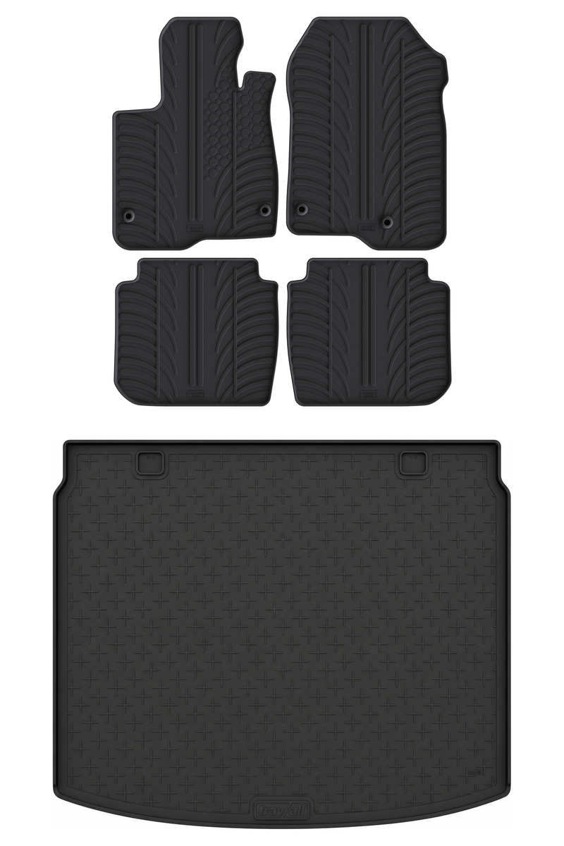 Set aus Gummi-Kofferraumwanne und Gummi-Autofußmatten für Honda CR-V (2023-)