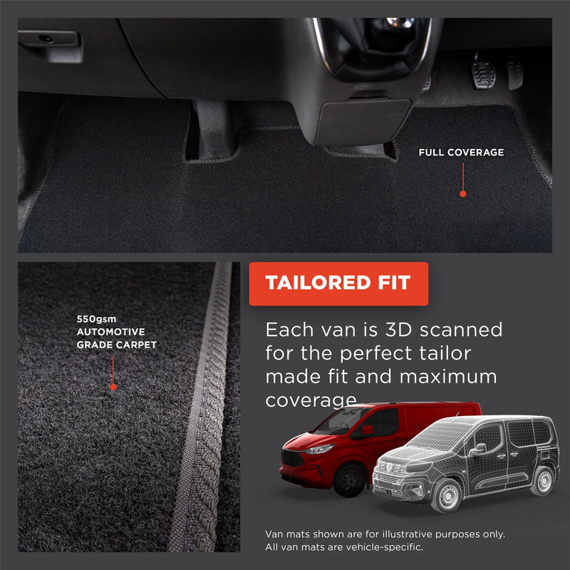Peugeot Bipper 2008+ Carpet Carpet Floor Mats [Bipper Teepee]
